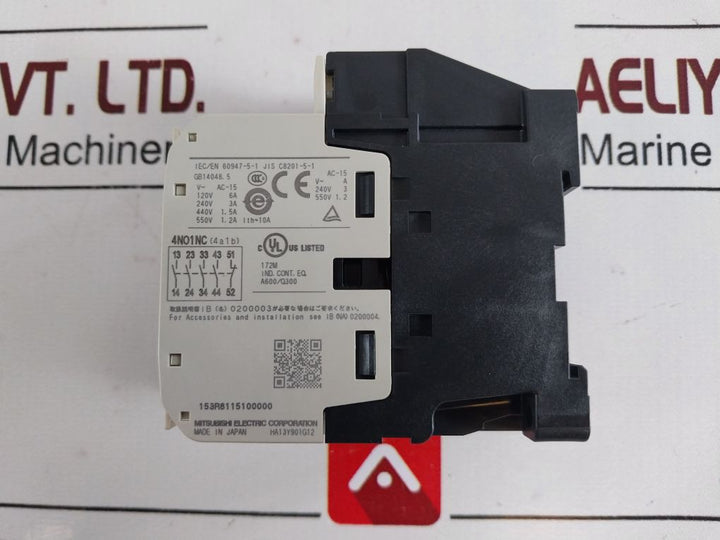 Mitsubishi Electric Sr-t5 Contactor Relay 4No1Nc