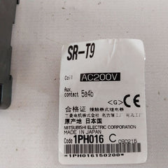 Mitsubishi Electric Sr-t9 Contactor 200-240V