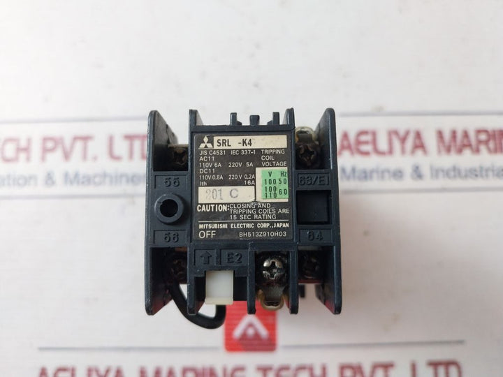 Mitsubishi Electric Srl-k4 Contactor Relay 110-220V 5-6A