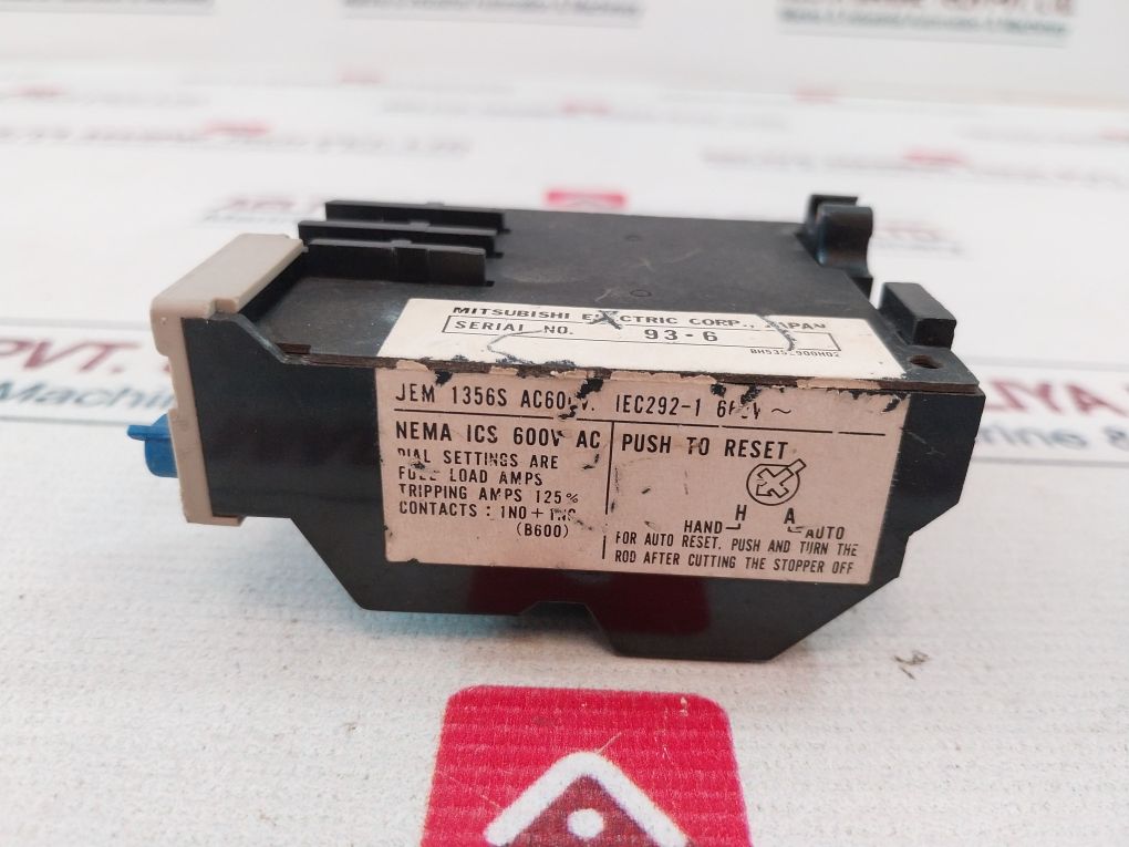 Mitsubishi Electric Th-k20 Thermal Overload Relay 660V~