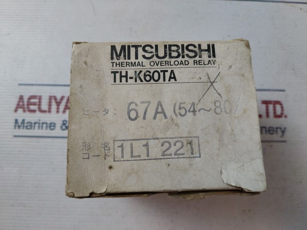 Mitsubishi Electric Th-k60Ta Thermal Overload Relay 67A