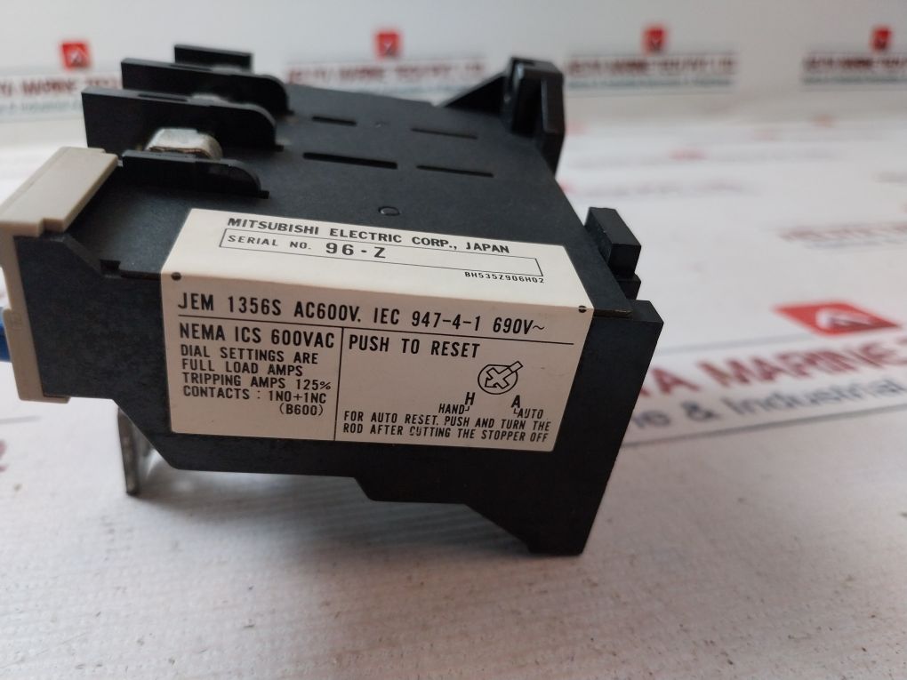 Mitsubishi Electric Th-k60Ta Thermal Overload Relay 67A