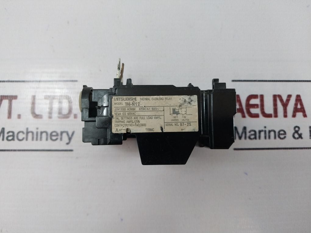 Mitsubishi Electric Th-n12 Thermal Overload Relay 690V Ac