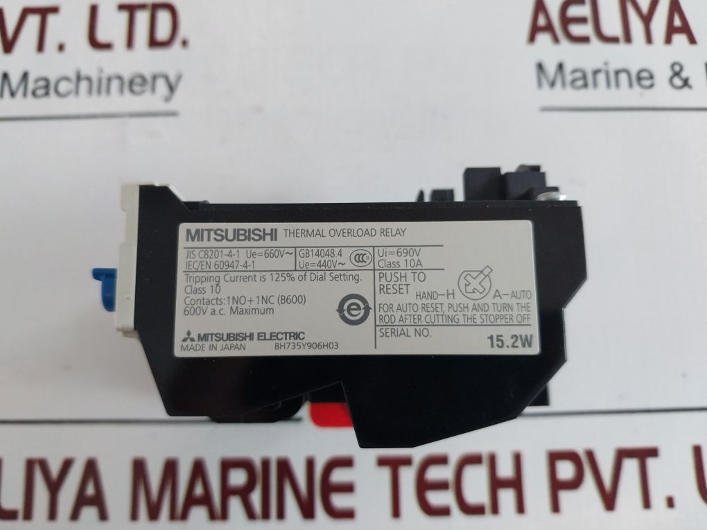 Mitsubishi Electric Th-n20 Thermal Overload Relay 15A(12-18A)