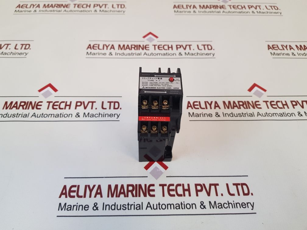 Mitsubishi Electric Y-1 Trip Check Device 100-120 Vac
