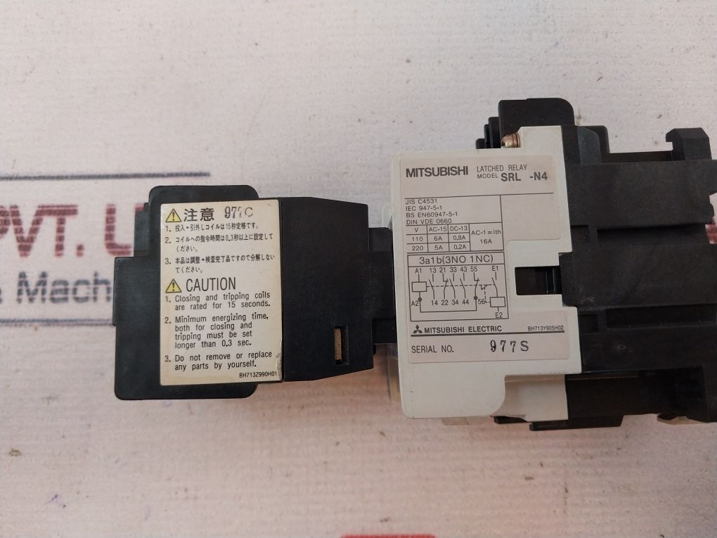 Mitsubishi Electronic Srl-n4 Contactor Relay 100-127V 50/60Hz
