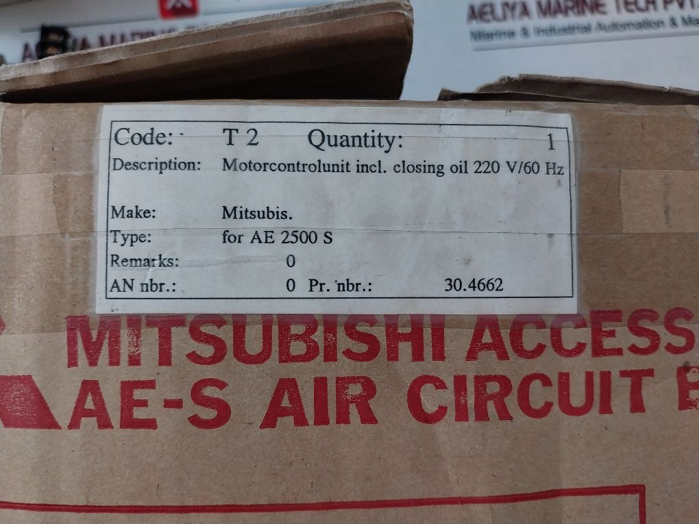 Mitsubishi For Ae 2500 S Accessory For Ae-s Air Circuit Breaker Set