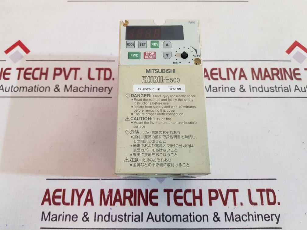 Mitsubishi Fr-e520-0.1K Inverter Freqrol-e500