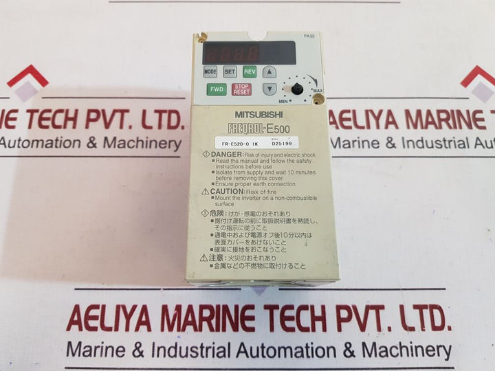 Mitsubishi Fr-e520-0.1K Inverter Freqrol-e500