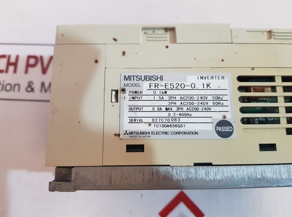 Mitsubishi Fr-e520-0.1K Inverter Freqrol-e500