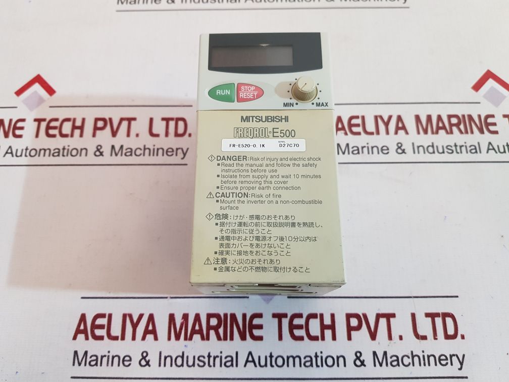 Mitsubishi Fr-e520-0.1K Inverter Freqrol-e500