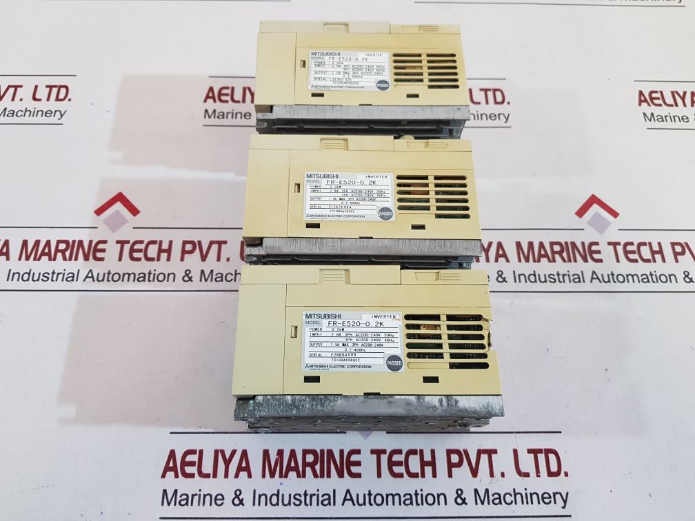 Mitsubishi Fr-e520-0.2K Inverter 0.2Kw