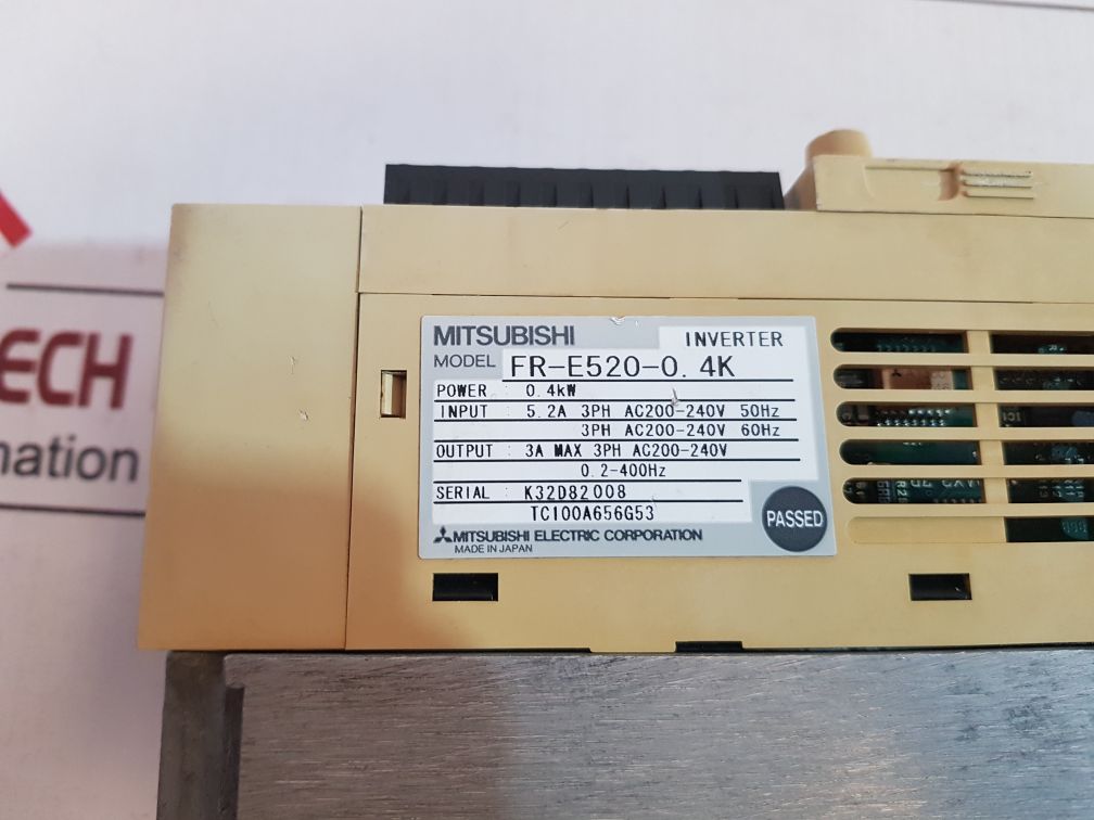 Mitsubishi Fr-e520-0.4K Inverter 0.4Kw
