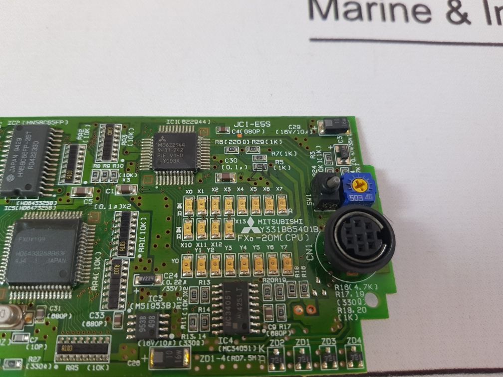 Mitsubishi Fx0-20M Pcb Card