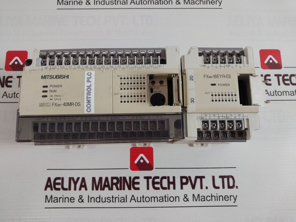 Mitsubishi Fx0N-40Mr-ds Programmable Controller With Fxon-16Eyr-es
