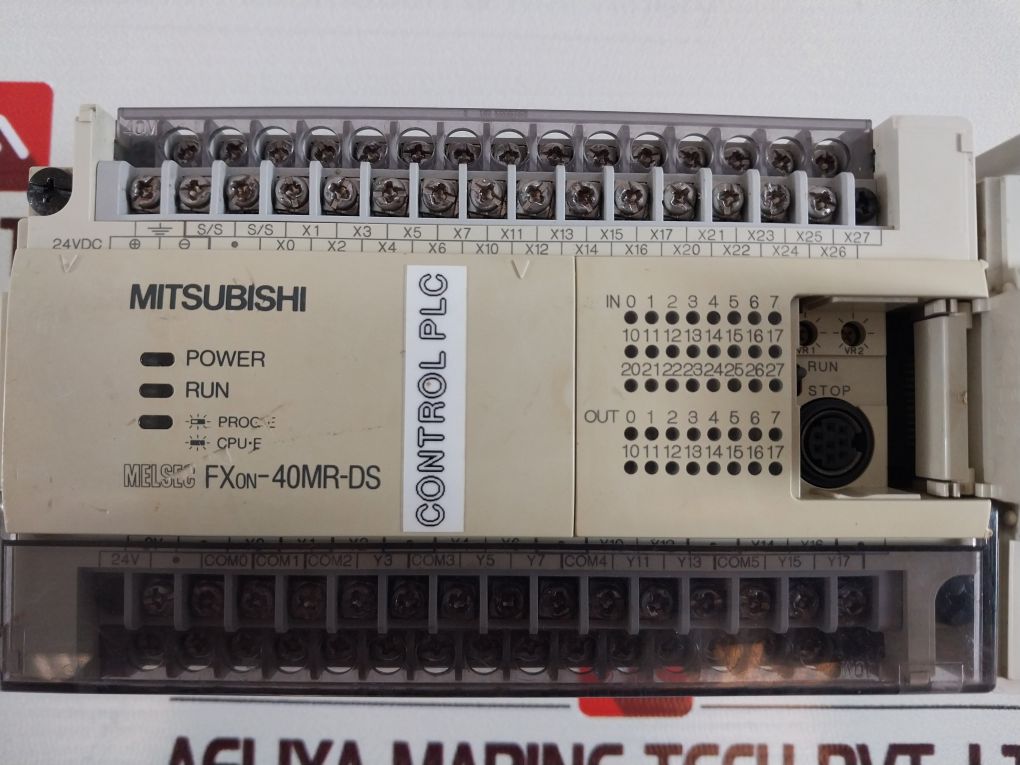 Mitsubishi Fx0N-40Mr-ds Programmable Controller With Fxon-16Eyr-es