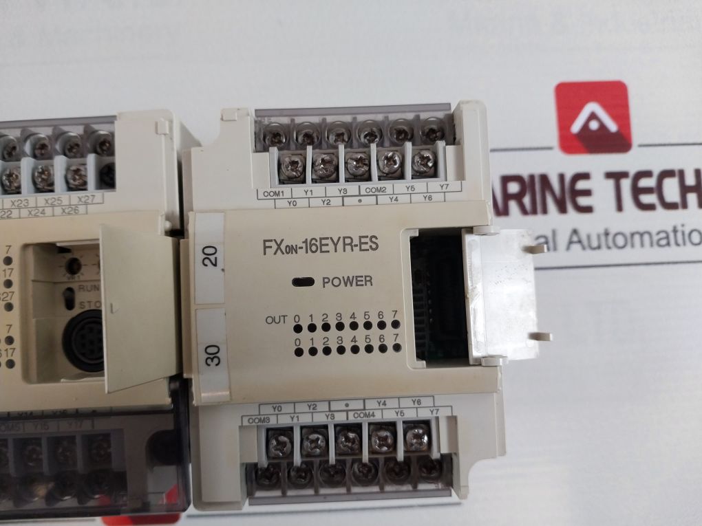 Mitsubishi Fx0N-40Mr-ds Programmable Controller With Fxon-16Eyr-es