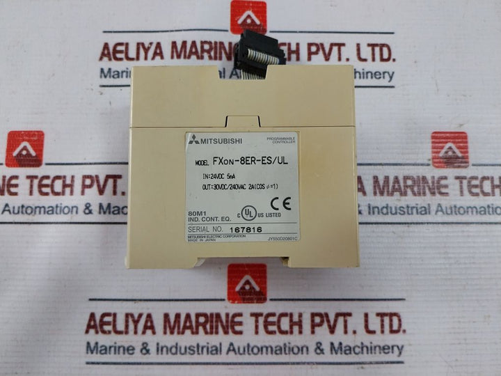 Mitsubishi Fx0N-8Er-es/Ul Programmable Controller 24Vdc 5Ma 