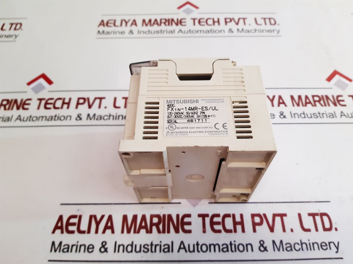 Mitsubishi Fx1N-14Mr-es/Ul Programmable Controller 100-240 Vac