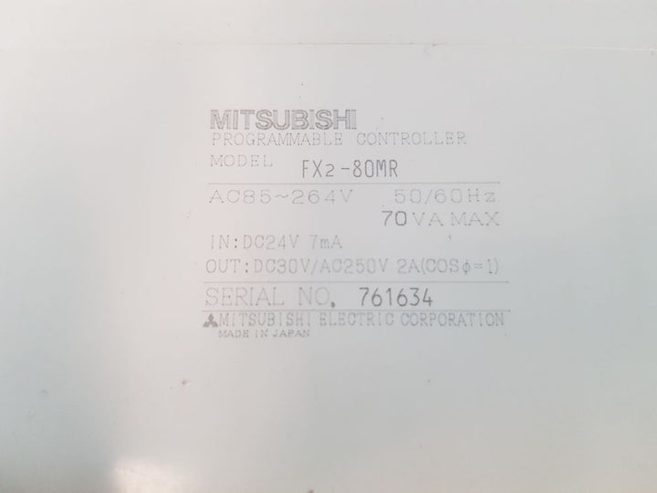 Mitsubishi Fx2-80Mr Plc Module