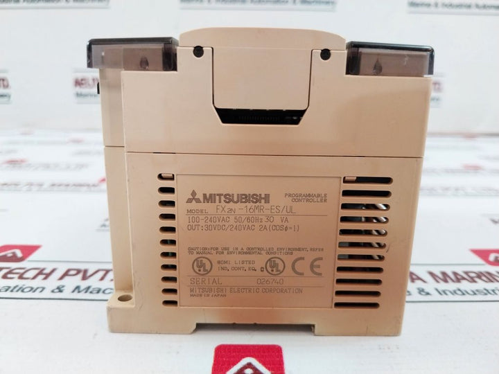 Mitsubishi Fx2N-16Mr-es/Ul Programmable Controller 30Vdc/240Vac 2A