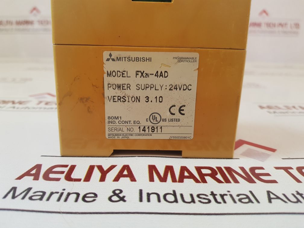 Mitsubishi Fx2N-4Ad Programmable Controller Version 3.10
