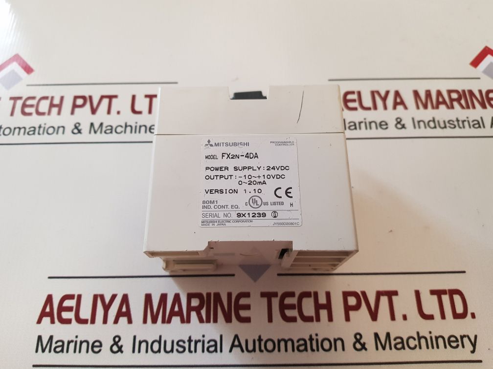 Mitsubishi Fx2N-4Da Programmable Controller Version 1.10 24V Dc