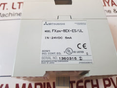Mitsubishi Fx2N-8Ex-esUl Programmable Controller 24Vdc 5Ma