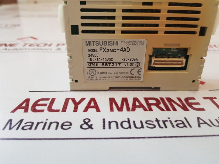 Mitsubishi Fx2Nc-4Ad Analog Input Module
