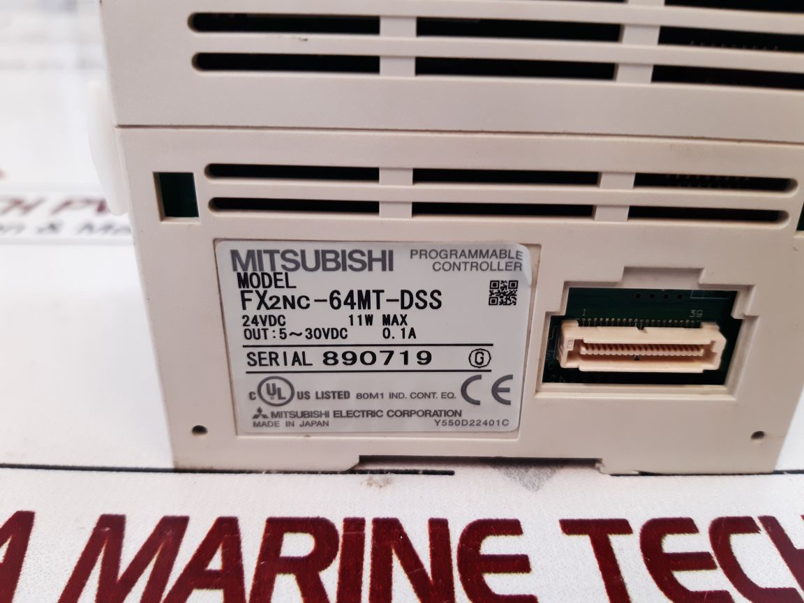 Mitsubishi Fx2Nc-64Mt-dss Programmable Controller