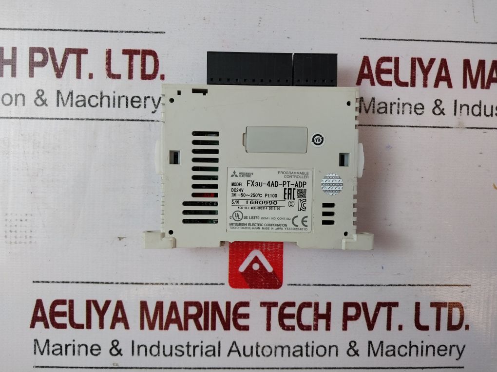 Mitsubishi Fx3U-4Ad-pt-adp Programmable Controller Free Shipping