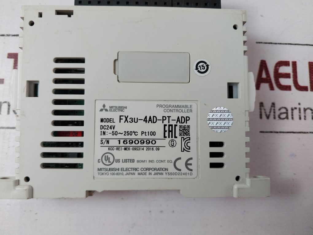 Mitsubishi Fx3U-4Ad-pt-adp Programmable Controller Free Shipping