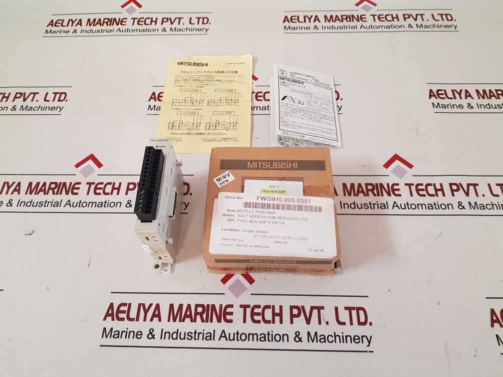 Mitsubishi Fx3U-4Da-adp Programmable Controller
