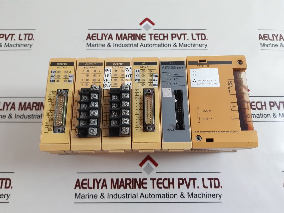 Mitsubishi E-01B-4130,Cpu Sr-21-8365,E-01T-4131,E-01T-4157,E-31N-4132 Rack
