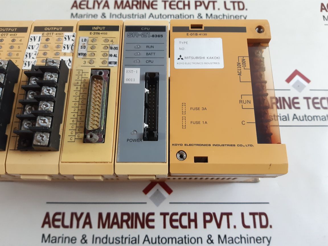 Mitsubishi E-01B-4130,Cpu Sr-21-8365,E-01T-4131,E-01T-4157,E-31N-4132 Rack
