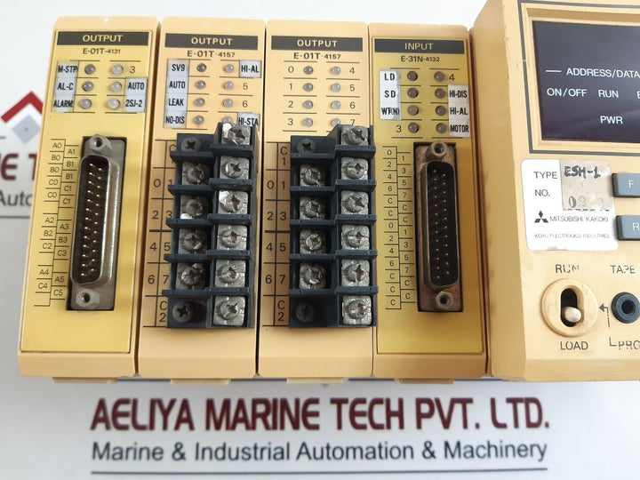 Mitsubishi Kakoki Esh-1, E-01T-4131, E-01T-4157, E-31N-4132 Module Rack
