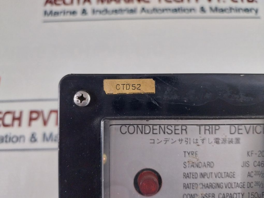 Mitsubishi Electric Kf-200 Condenser Trip Device Ac 200/220 V