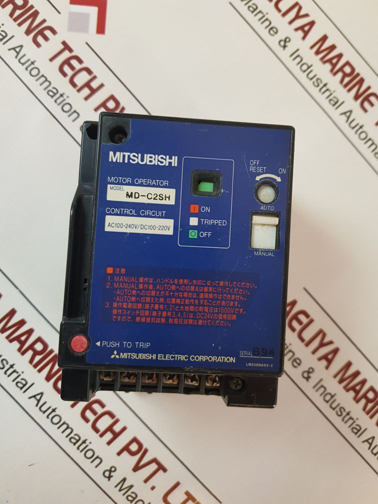 Mitsubishi Md-c2Sh Motor Operator