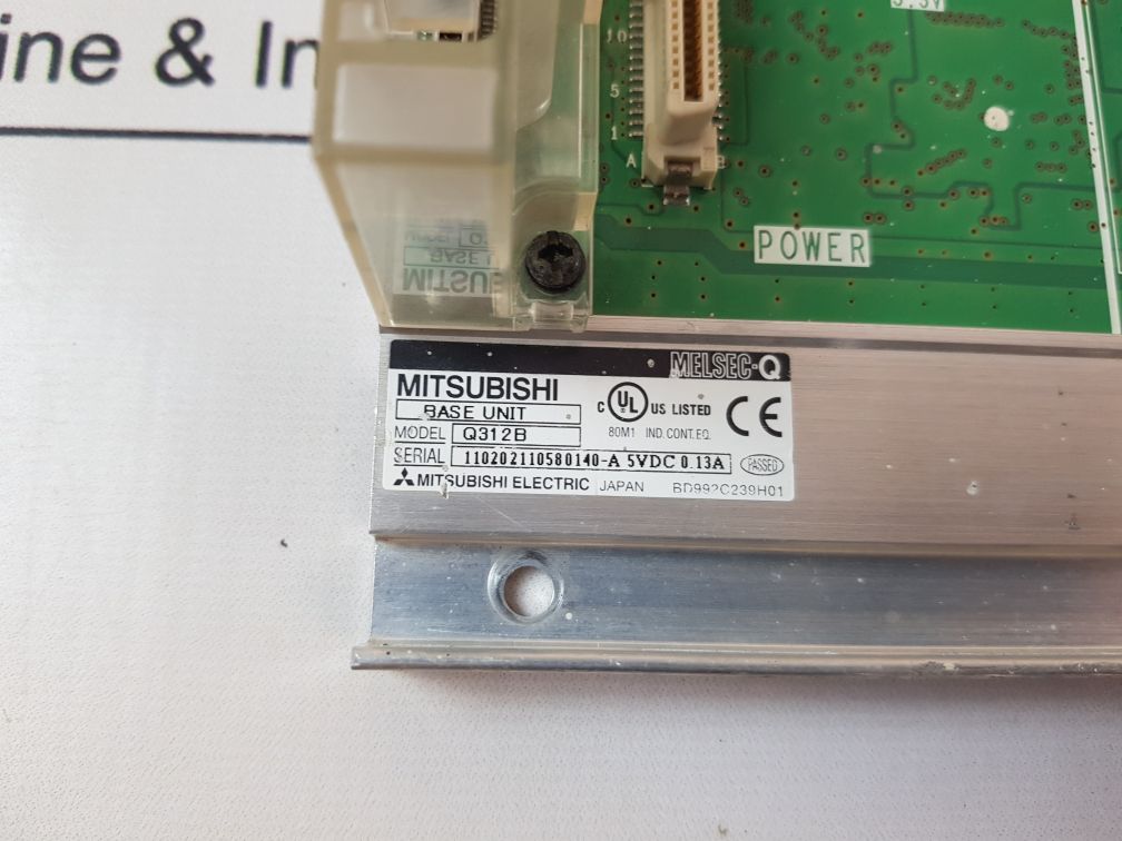 Mitsubishi Melsec-q Q312B Base Unit