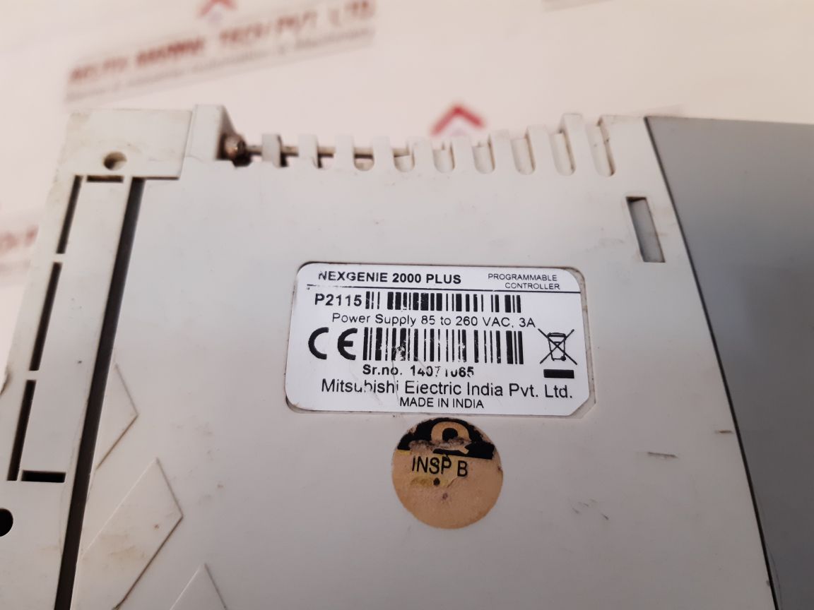 Mitsubishi Nexgenie 2000 Plus Programmable Controller 