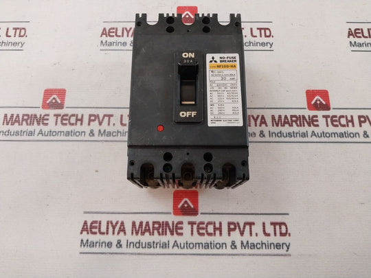 Mitsubishi Nf100-ha 3 Pole No-fuse Breaker