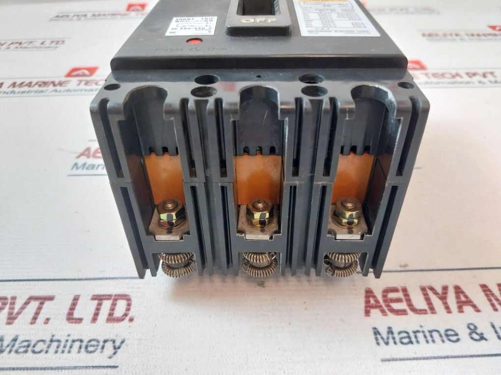Mitsubishi Nf100-ha No-fuse Breaker 3P 75 Amp