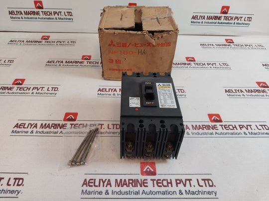 Mitsubishi Nf100-ha No-fuse Breaker Pole 3