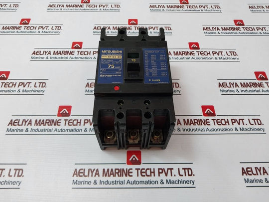 Mitsubishi Nf100-sh 3 Pole No-fuse Breaker Ac220V 75A