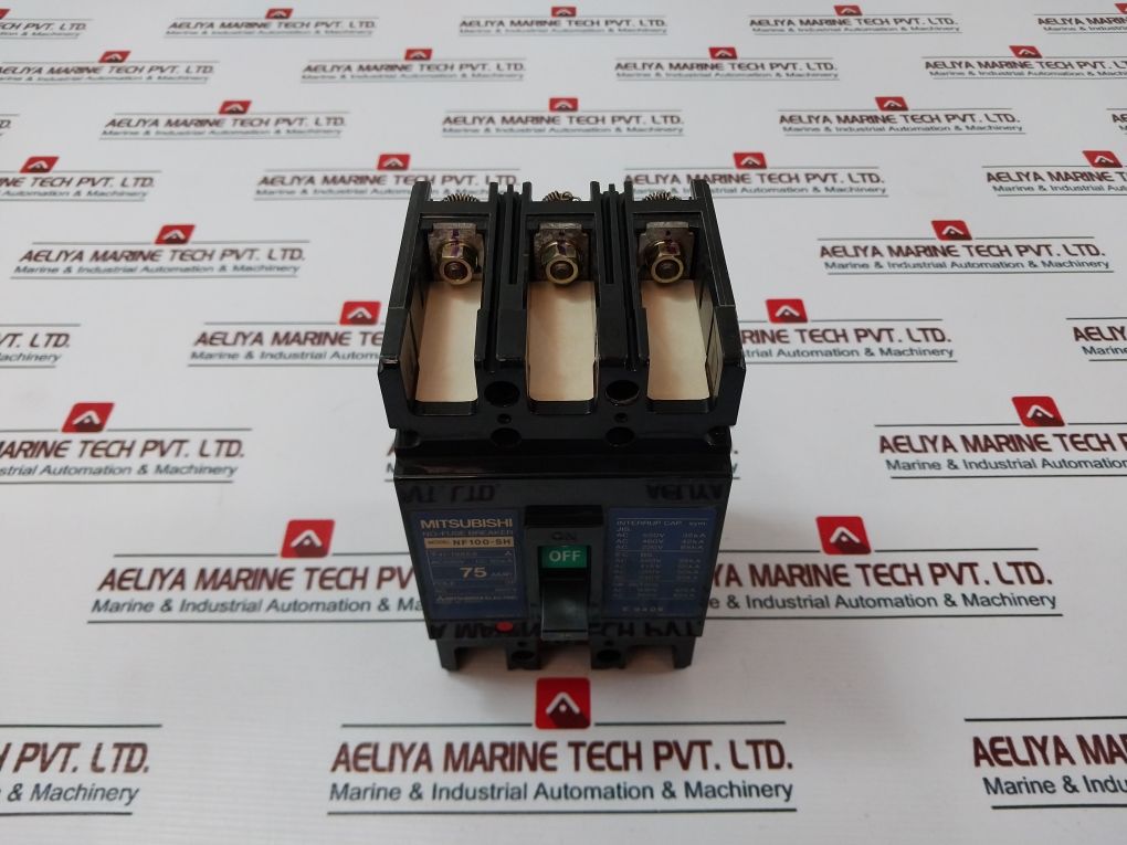 Mitsubishi Nf100-sh 3 Pole No-fuse Breaker Ac220V 75A