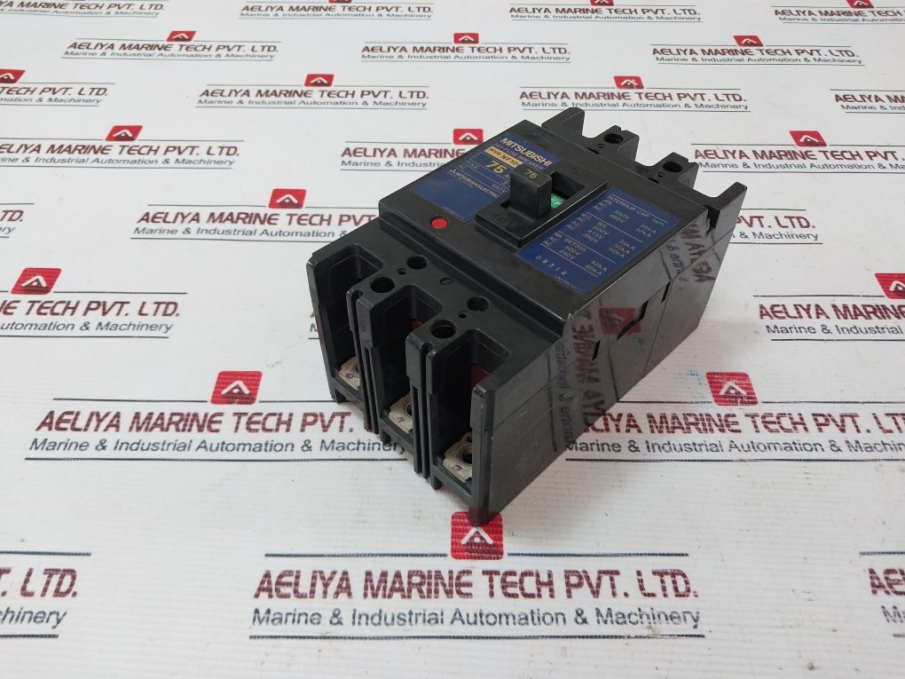 Mitsubishi Nf100-sh,Ln318N757-1 3P Pole No-fuse Breaker Ac 660V 75 Amp