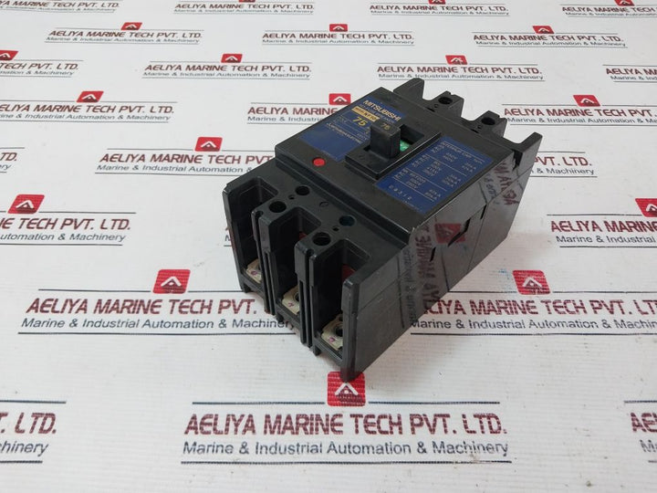 Mitsubishi Nf100-sh,Ln318N757-1 3P Pole No-fuse Breaker Ac 660V 75 Amp