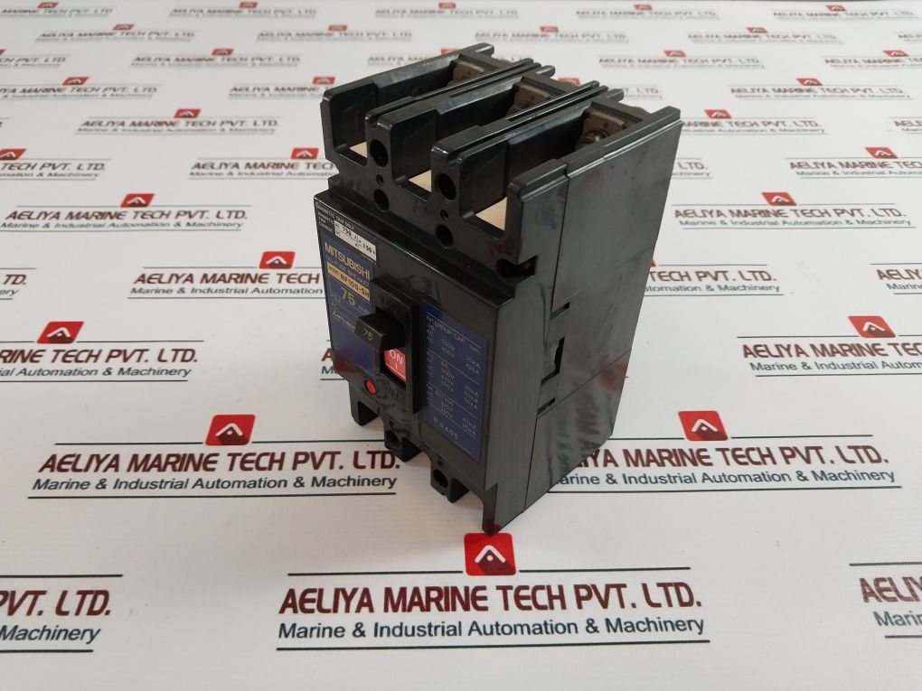 Mitsubishi Nf100-sh No-fuse Breaker 75A 660V Ac 3-pole