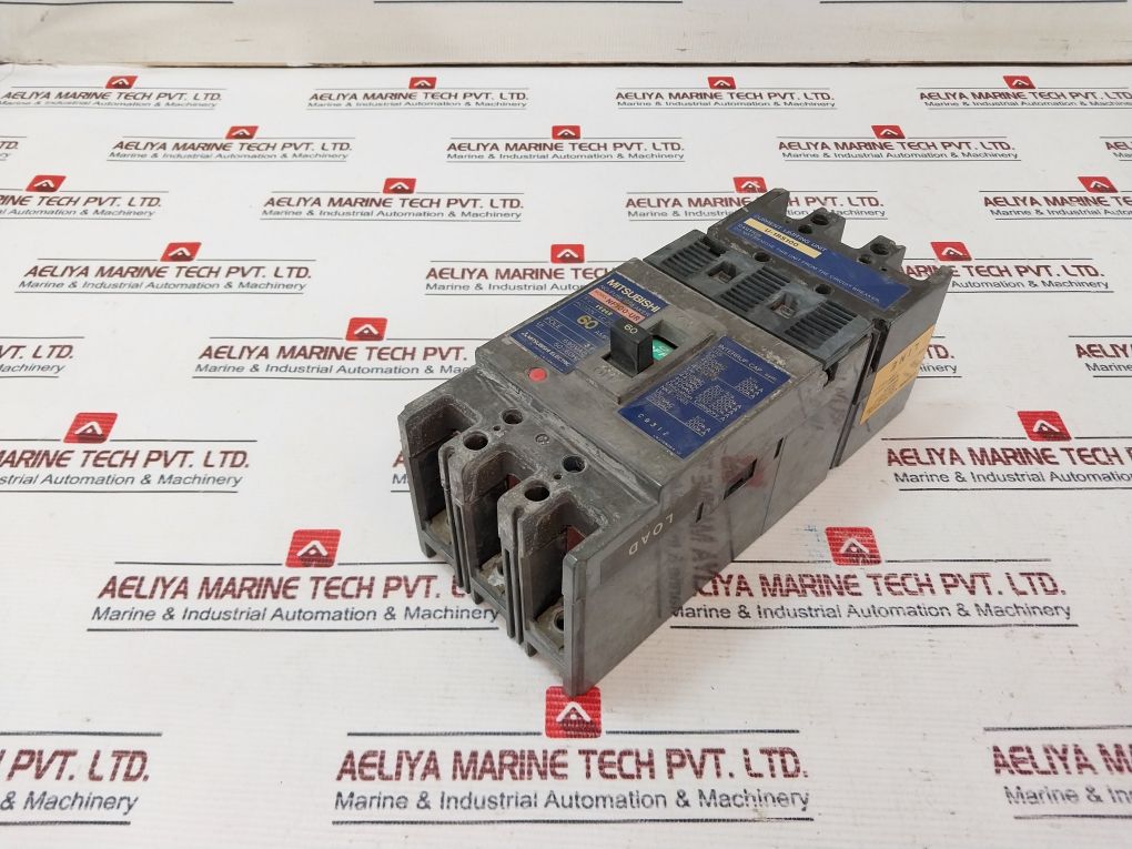 Mitsubishi Nf100-ur No-fuse Breaker W/ U-1Rs100 Current Limiting Unit 60Amp