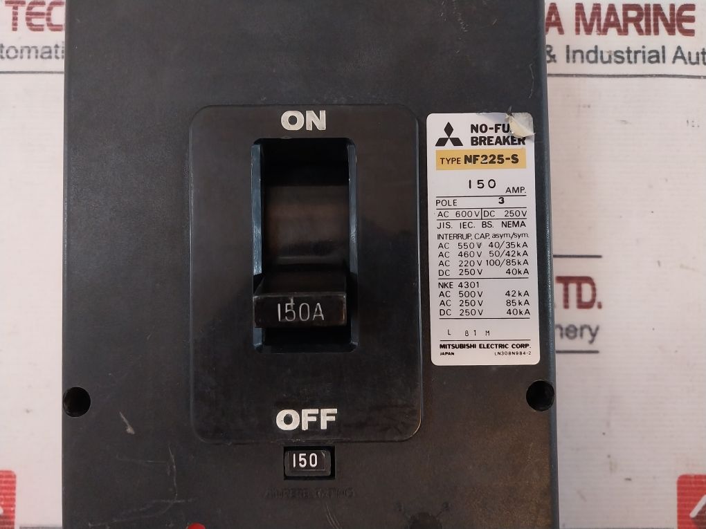Mitsubishi Nf225-s No-fuse Breaker